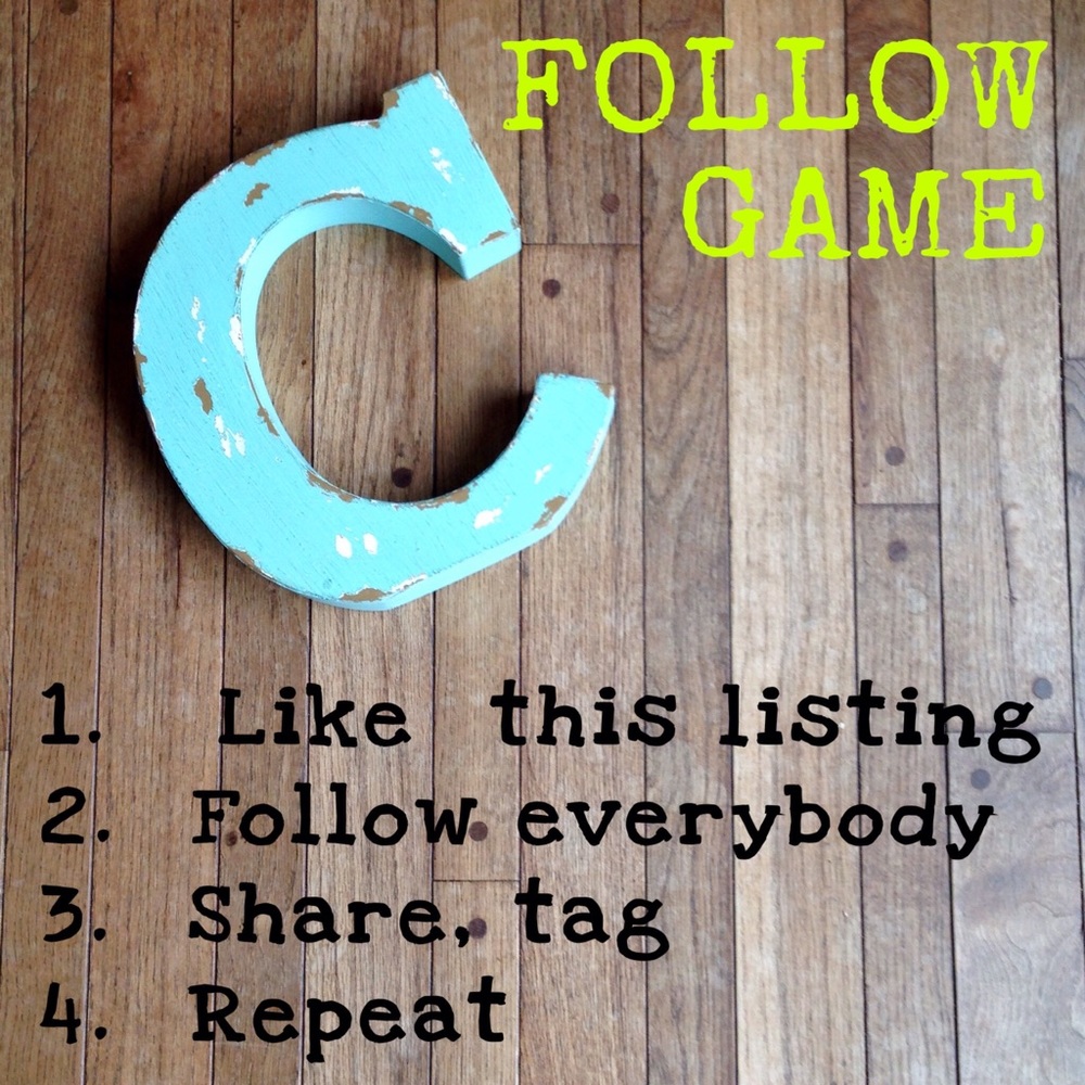 Sweet Camille’s Closet Follow Game-Like, Follow, & Share! Gain Followers & Sales - Picture 1 of 1