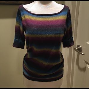 3 for $15 Multicolored short sleeved sweater.