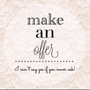 Reasonable offers accepted!