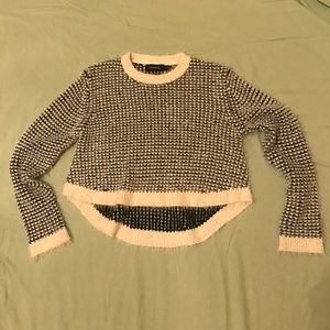 Cropped Fuzzy Sweater