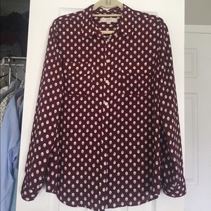 Acorn Pattern Blouse