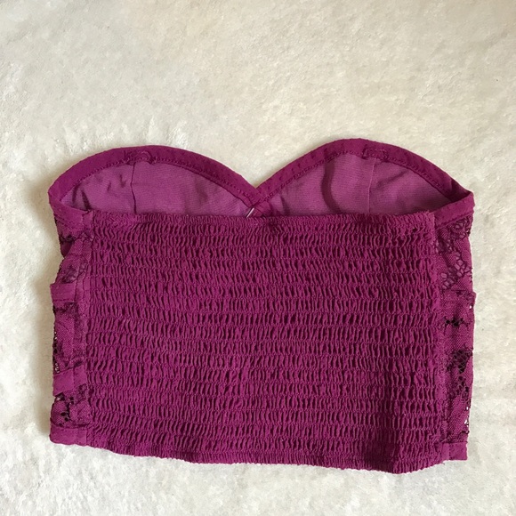 🚫SOLD🚫 Free People Lace Bustier Crop Top - Picture 2 of 3