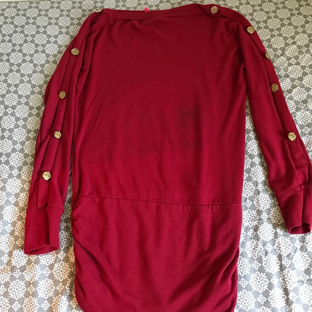 Red Dress Sweater Dress