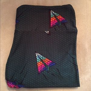 LuLaRoe TC leggings Paper Airplanes New Unicorn