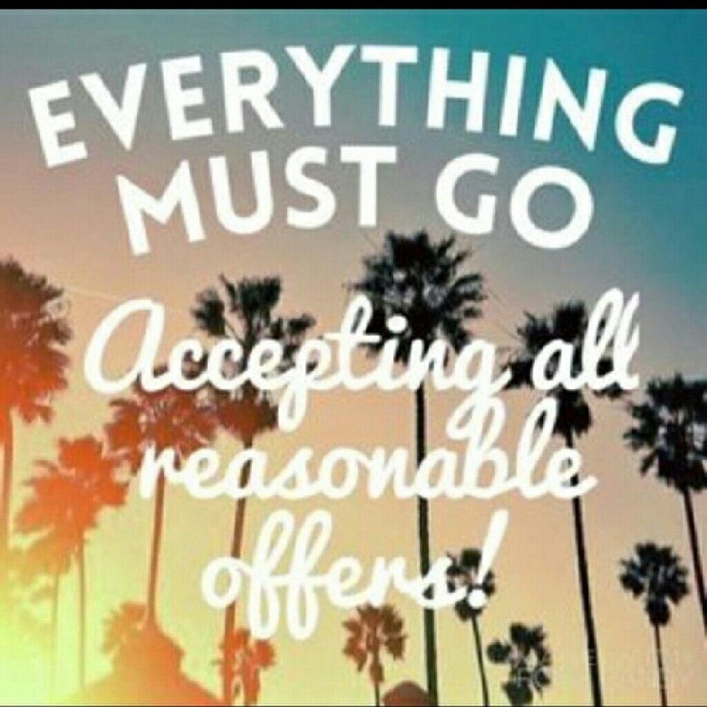 Accepting reasonable offers!