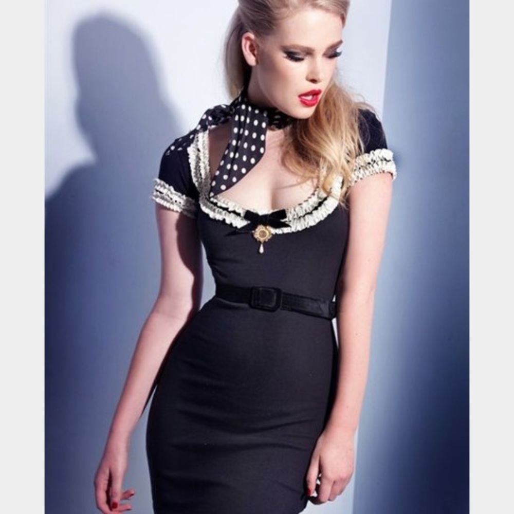 Wheels and Dollbaby ruffle dress