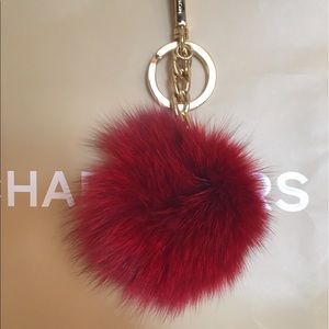 MK Pom Pom keychain
