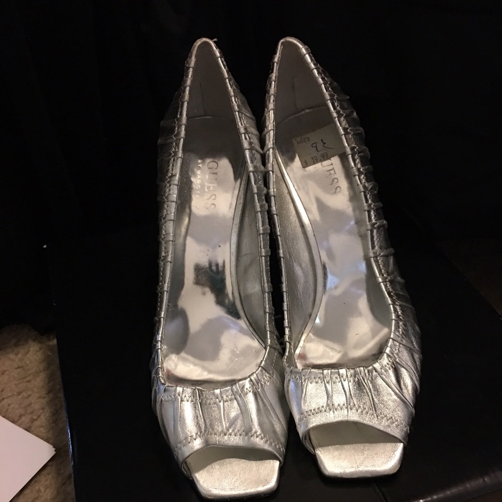 Guess Silver Heels
