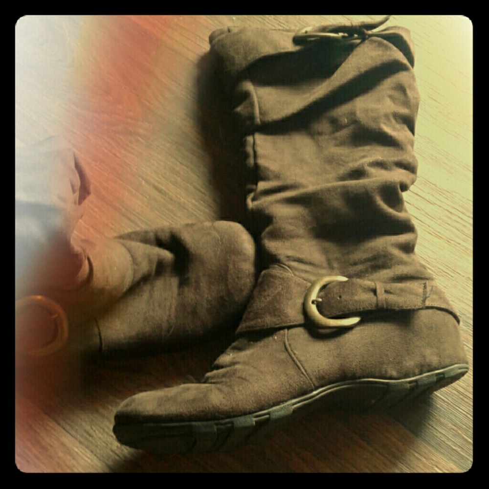 Suede Boots