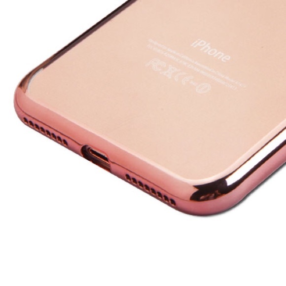 iPhone 7/7 Plus clear case/ rose gold - Picture 2 of 4