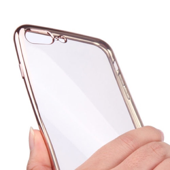 iPhone 7/7 Plus clear case/ rose gold - Picture 4 of 4