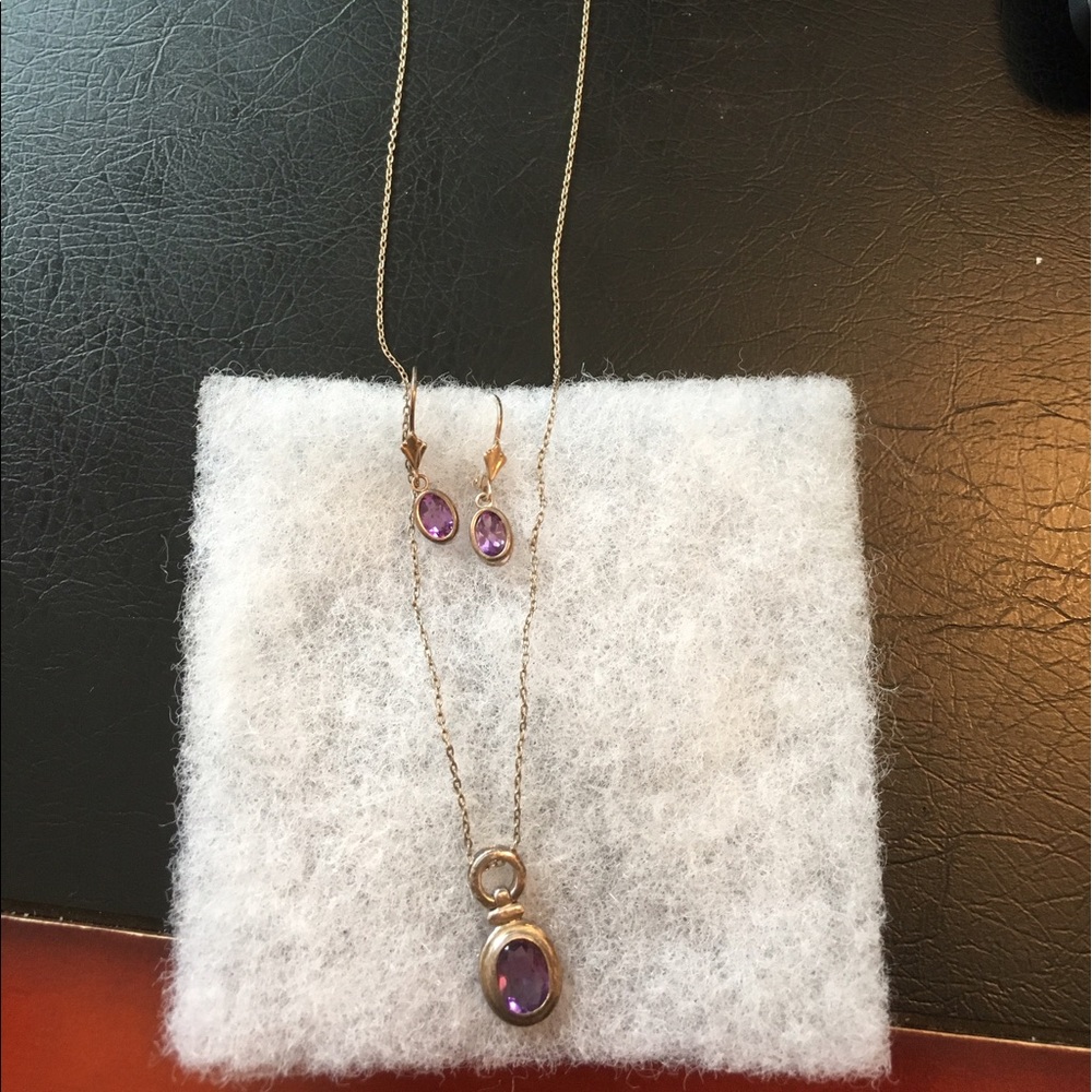 Necklace and matching earring set