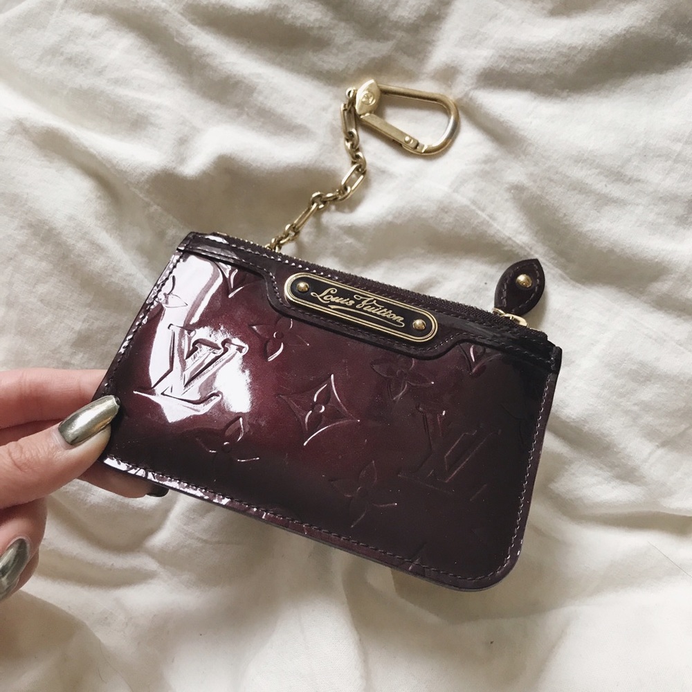 Louis Vuitton patent leather wallet/card holder