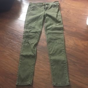 Green Moto jeggings- Nordstrom