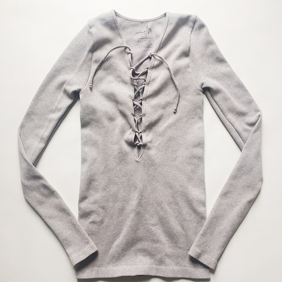Free People Lace Up Layering Top - Picture 3 of 5