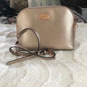 Rose gold Michael Kors Satchel