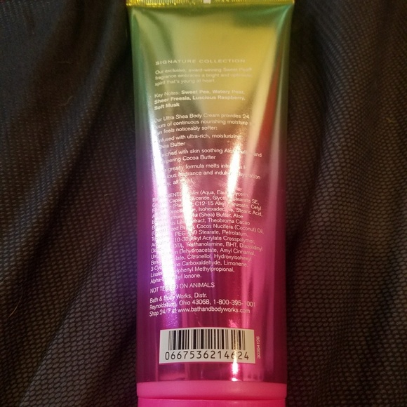 Bath & Body Works Sweet Pea Lotion - Picture 2 of 3