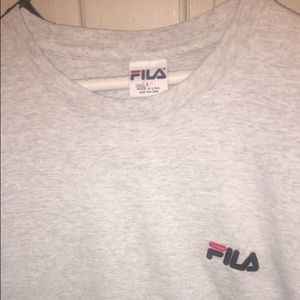 fila short sleeve embroidered tee