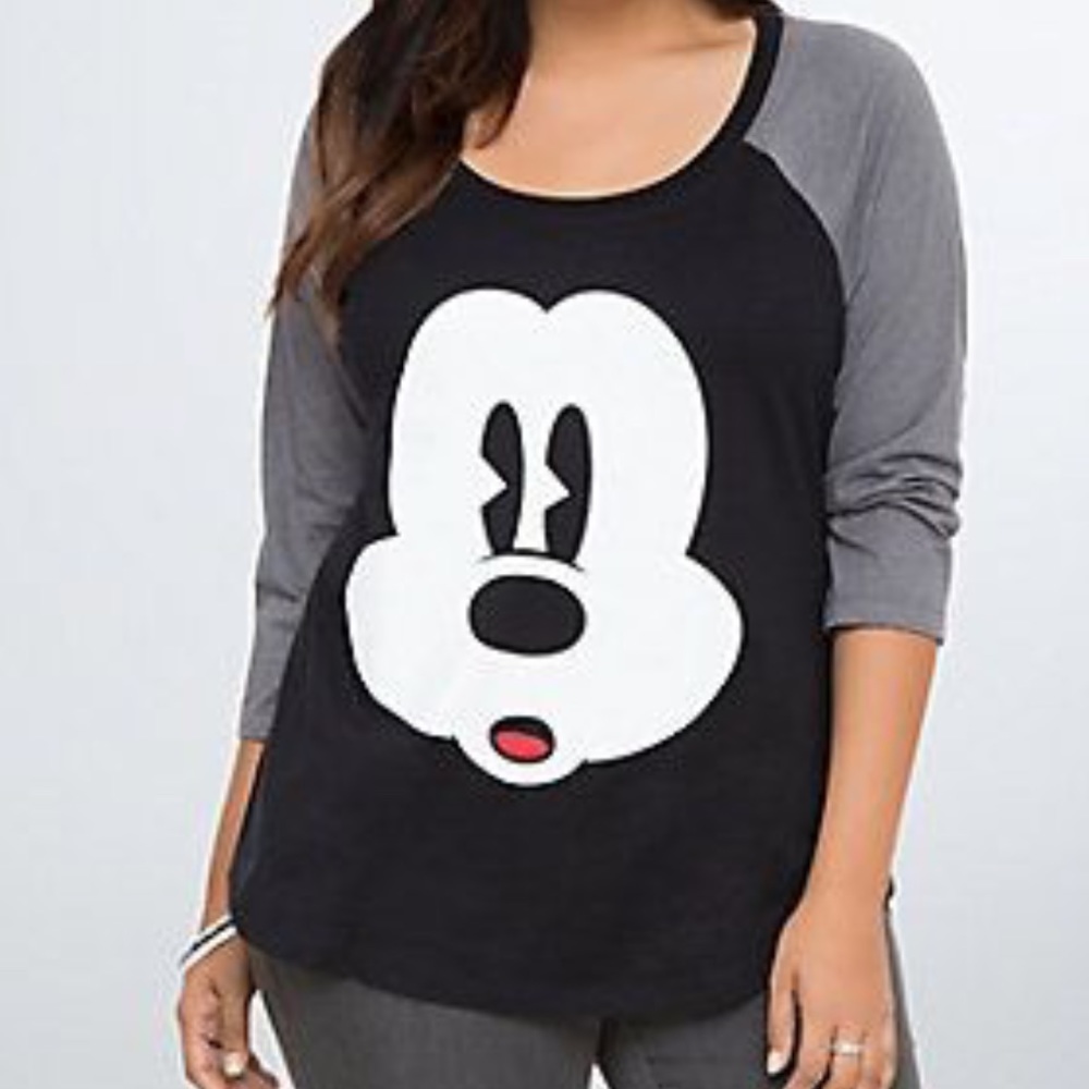 Torrid Mickey Raglan Tee