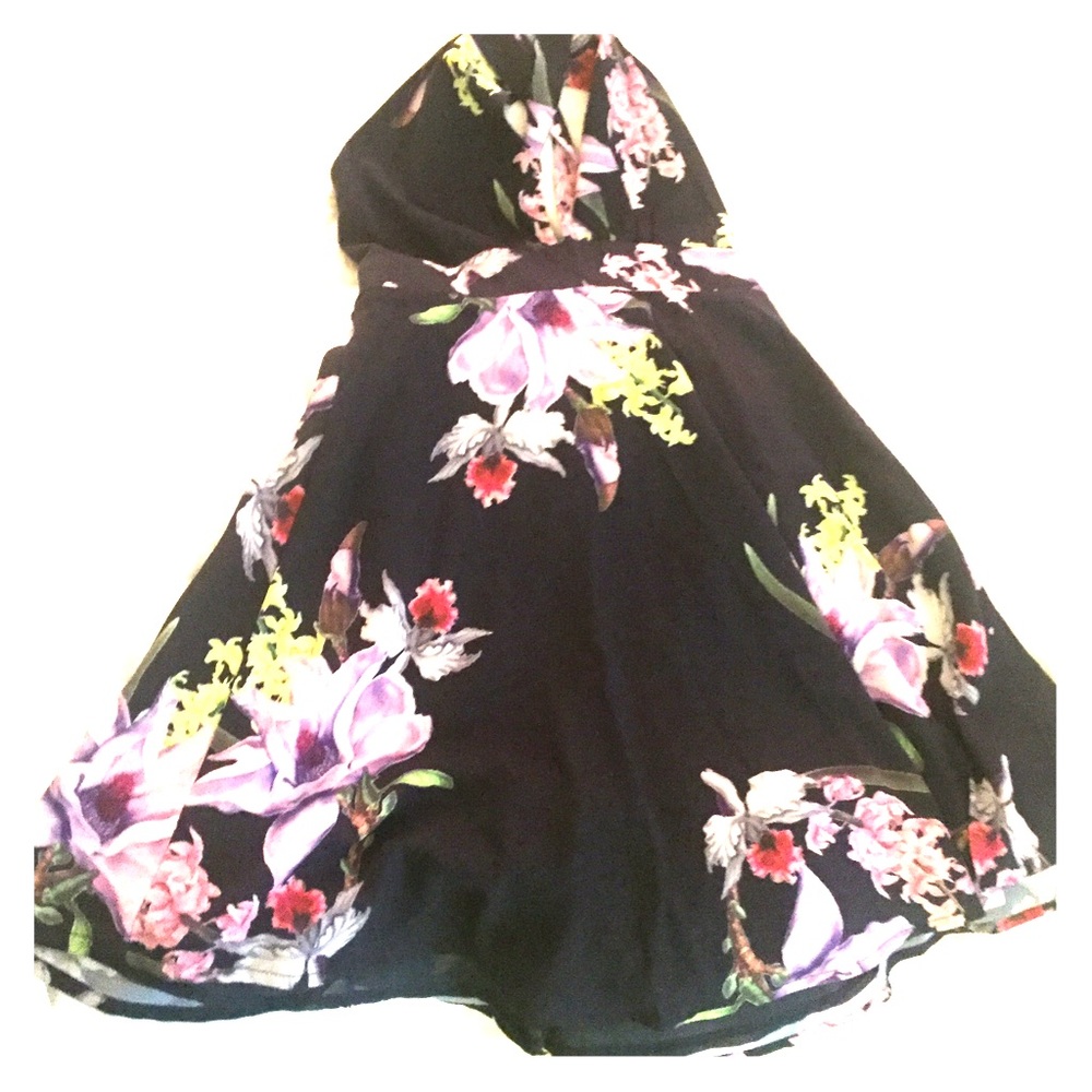 Floral A Line Dress