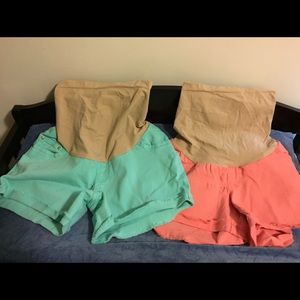 Maternity shorts bundle size medium