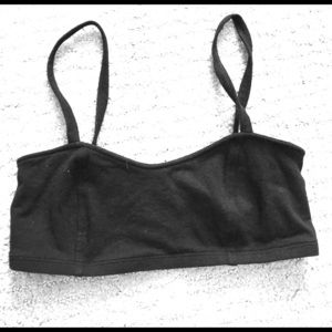 Express One Eleven Black Strappy Bralette size XS