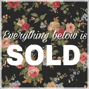 ‼️EVERYTHING BELOW IS SOLD‼️