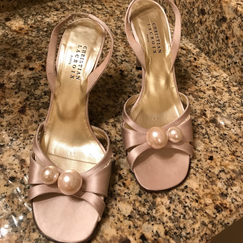 CHRISTIAN LACROIX evening shoes.