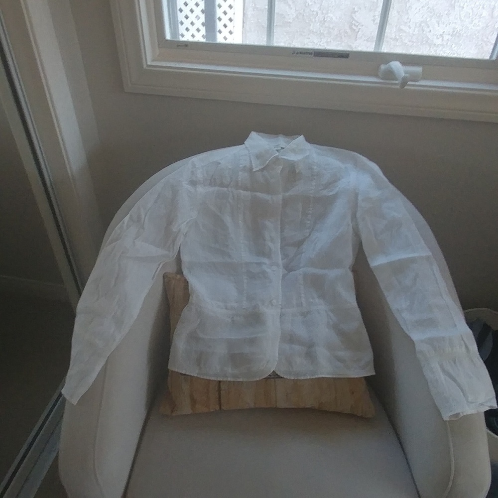 J.Jill 100% Ramie blouse