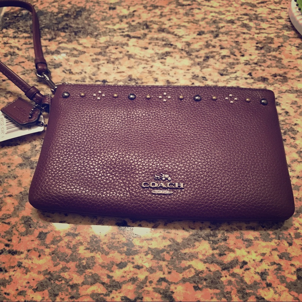 NWT Coach wristlet