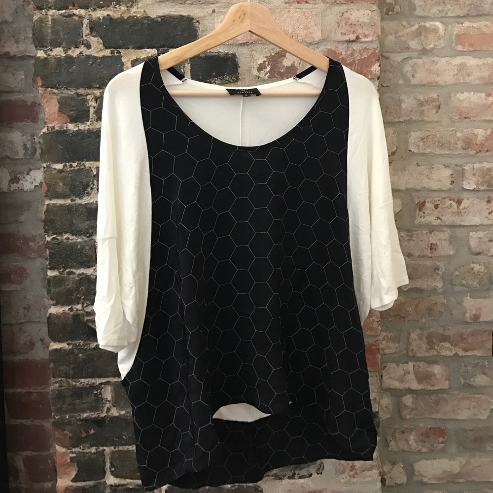 Mason x Barneys New York Silk Rayon Top Small
