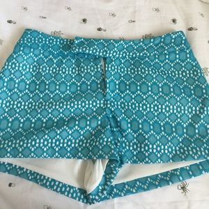 Teal high waisted  boutique shorts