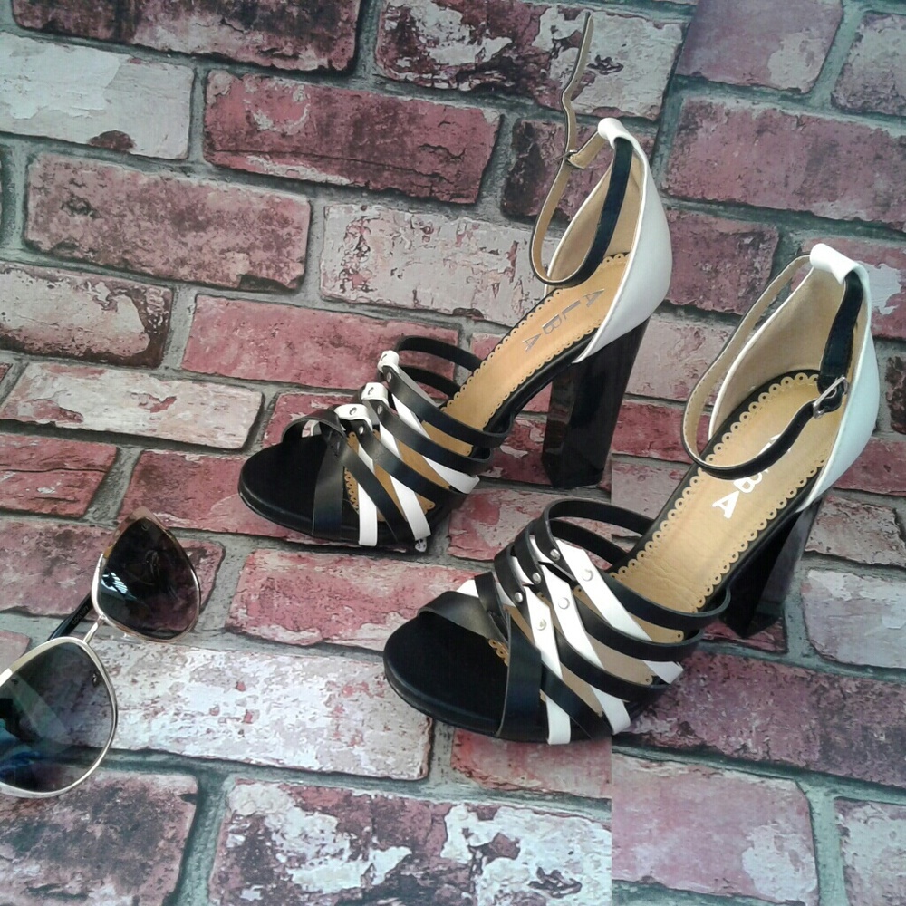 Black and White Heels