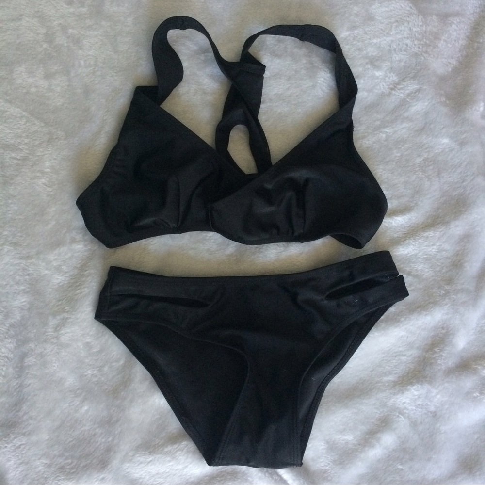 Black bathing suit