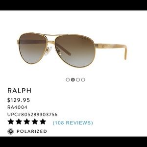 Ralph  Lauren polarized sunglasses