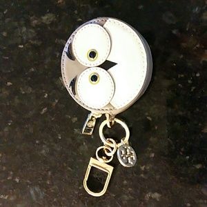 Tory Burch Owl wallet keychain never used