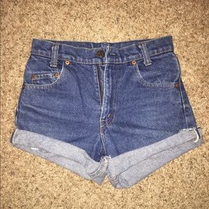 Levi's vintage cutoffs, size 23/24