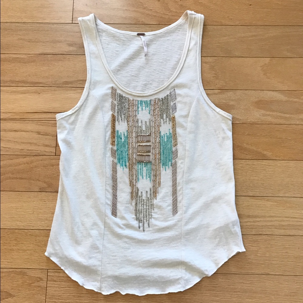 NWT, Free People, Amazing Tribal Print Tank!
