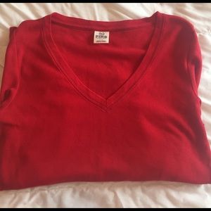 PINK Victoria's Secret Tops - cute long sleeve vneck thermal tee size L PINK Victoria's Secret Tops - cute long sleeve vneck thermal tee size L