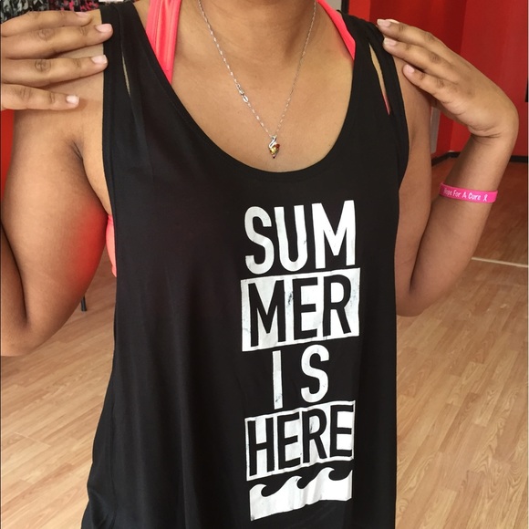Summer is here graphic tank top - Picture 2 of 4