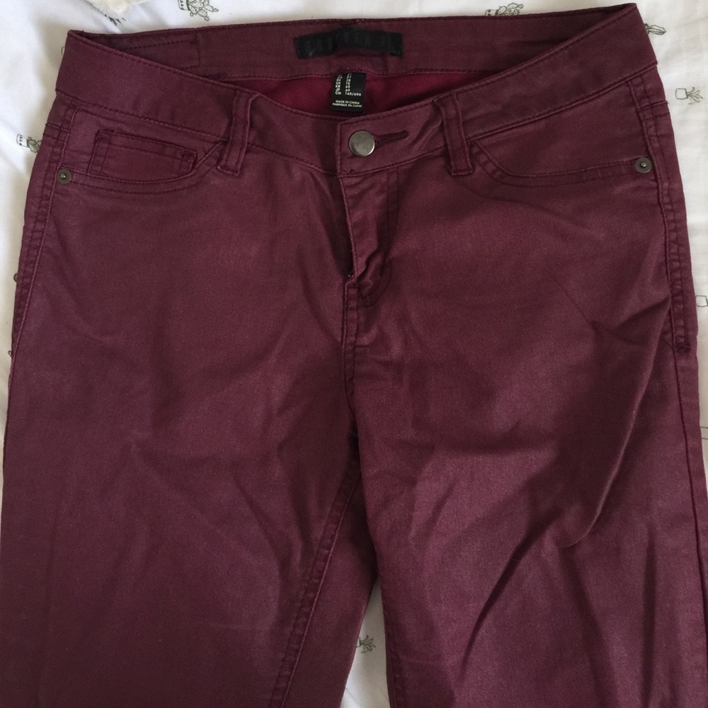 Forever 21 maroon Jegging