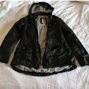 Black anorak