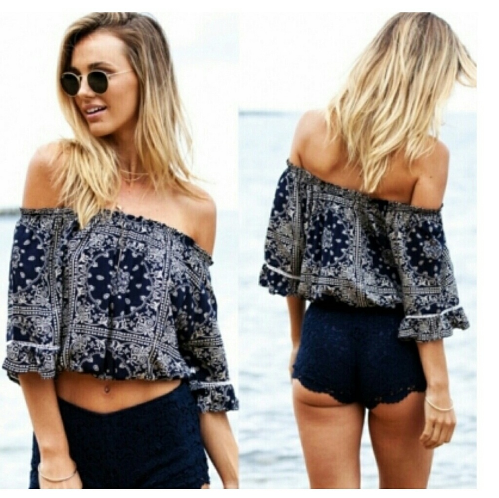 Boho crop top