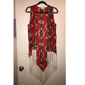 Aztec cardigan
size S 
never worn 
$18