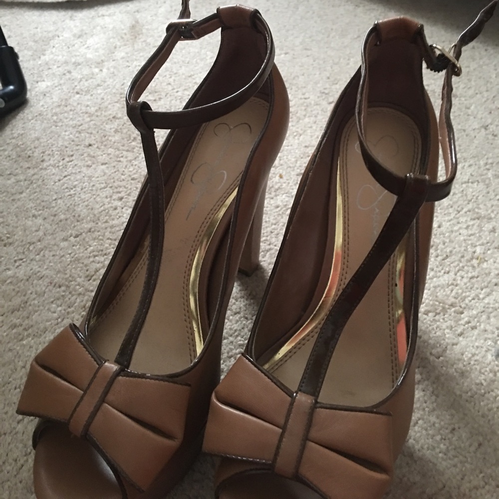 Brown Leather Jessica Simpson