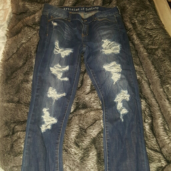 articles of society distressed jeans