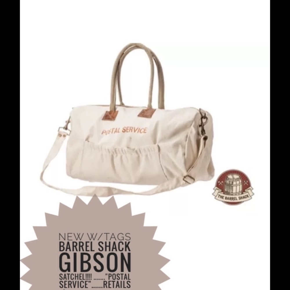 The Gibson, Barrel Shack Mail Satchel Retails $268