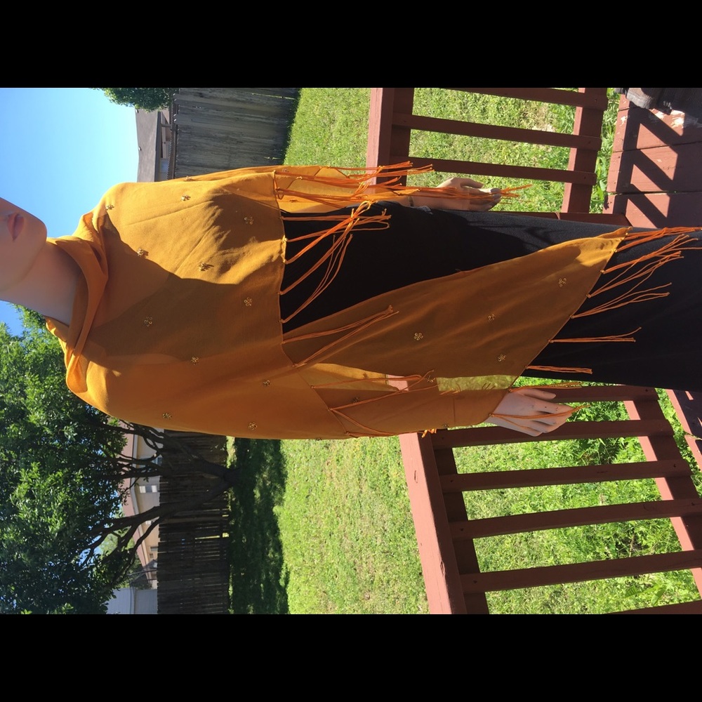 Yellow Shawl perfect for spring/summer!!
