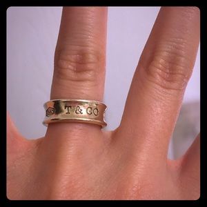 Authentic, classic Tiffany & Company ring.