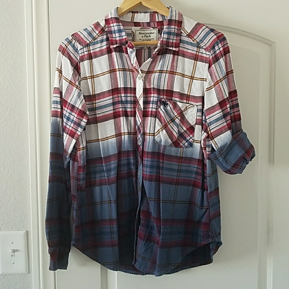 Abercrombie | Ombre Flannel Top